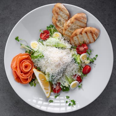 Caesar with Salmon