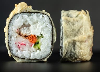 Hot Roll with Eel and Kani