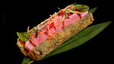 Sushi Hot Dog with Tuna