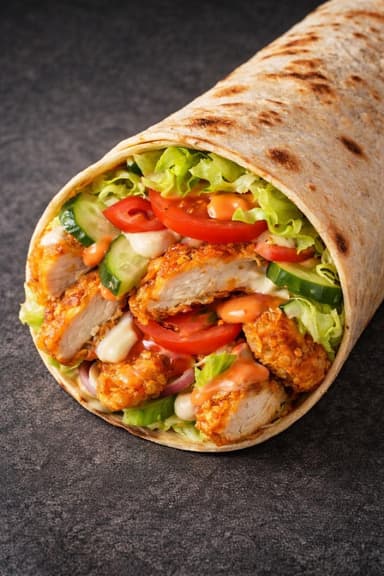 Crispy Chicken Shawarma